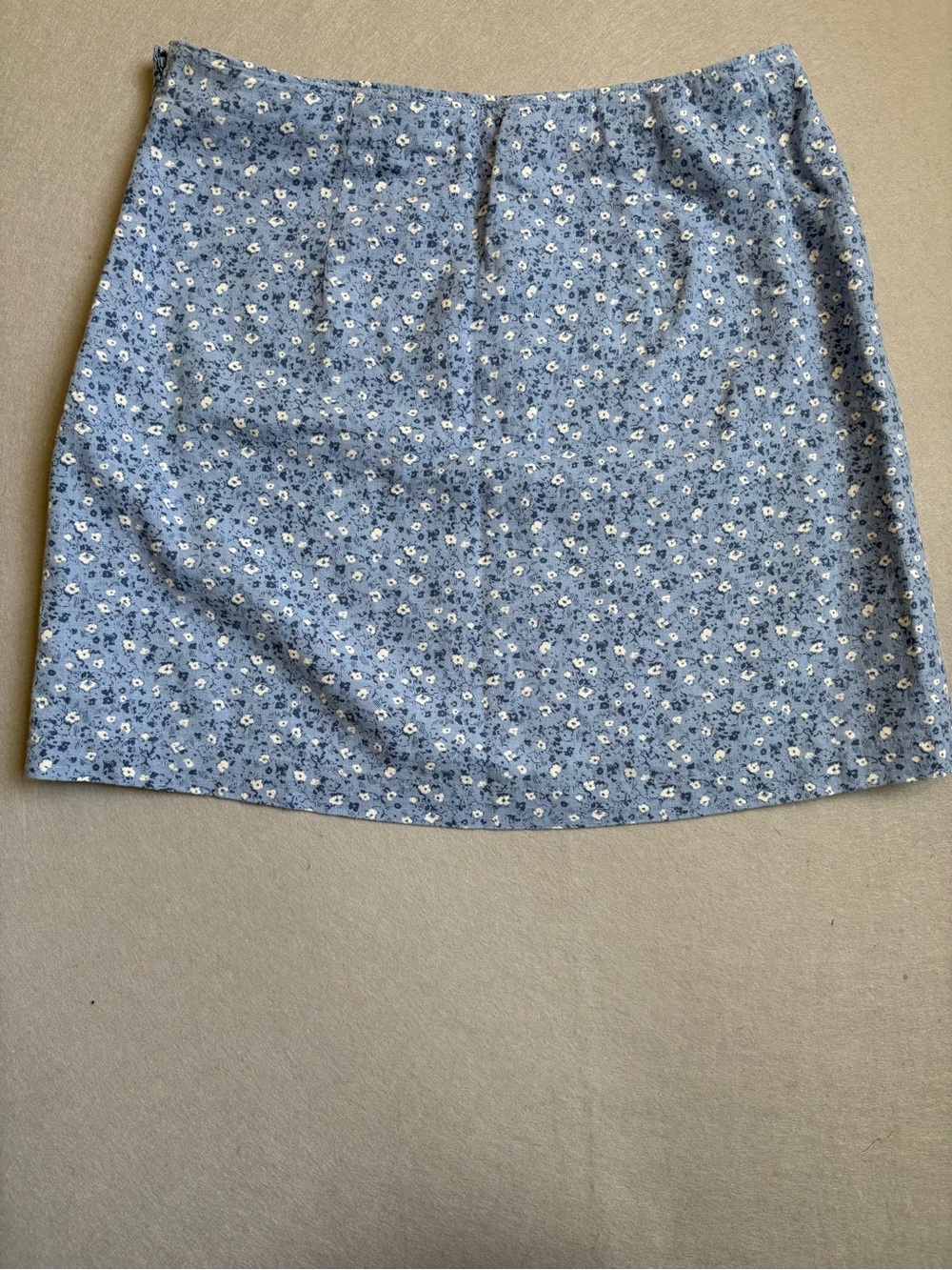 Abercrombie & Fitch Light Blue Ditsy Floral Mini Skirt NWT sz M schoolgirl - Picture 8 of 8